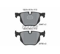 Plaquettes de frein 2344704 TEXTAR pour BMW X6 X5