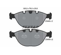 TEXTAR 2344801 Plaquettes de frein