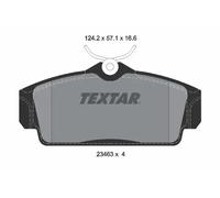 Plaquettes de frein 2346302 TEXTAR pour NISSAN ALMERA II Hatchback ALMERA II