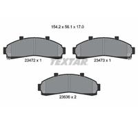1x Kit de plaquettes de frein, frein à disque TEXTAR 2347201 convient pour