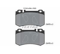 1x Kit de plaquettes de frein, frein à disque TEXTAR 2347801 convient pour