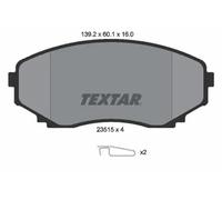 Textar Plaquettes de frein avant 2351501 pour MPV E-Series / E-serie