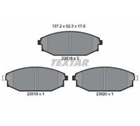 Plaquettes de frein 2351801 TEXTAR pour GALLOPER HYUNDAI