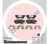 ZIMMERMANN 23543.155.2 Plaquettes de frein