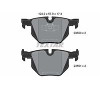 Plaquettes de frein 2355001 TEXTAR pour BMW 3 3 Touring 3 Coupé X1 3 Décapotable