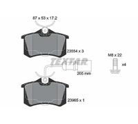 Jeu de plaquettes de frein TEXTAR 2355403, arrière