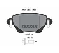 TEXTAR 2355702 Plaquettes de frein