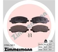 Plaquettes de frein 23584.160.1 ZIMMERMANN pour CITROËN DODGE JEEP MITSUBISHI