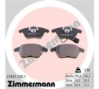 Plaquettes de frein 23587.200.1 ZIMMERMANN pour VW AUDI SEAT SKODA