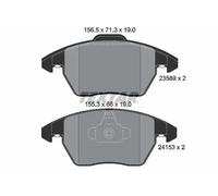 Plaquettes de frein 2358901 TEXTAR pour PEUGEOT CITROËN
