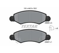 Textar – Jeu de plaquettes de frein 2360501 – Avant