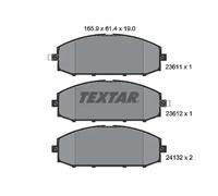 TEXTAR 2361101 Plaquettes de freins pour NISSAN Patrol GR V SUV (Y61)