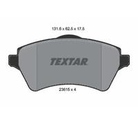 Plaquettes de frein 2361501 TEXTAR pour LAND ROVER FREELANDER I
