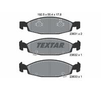 Plaquettes de frein 2363101 TEXTAR pour JEEP CHEROKEE GRAND CHEROKEE II