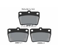 Plaquettes de frein 2365601 TEXTAR pour TOYOTA RAV 4 I RAV 4 II