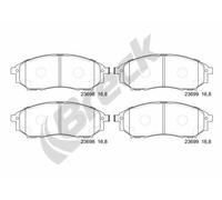 Plaquettes de frein 23698 00 701 00 BRECK pour NISSAN INFINITI RENAULT