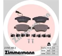 Plaquettes de frein 23705.180.2 ZIMMERMANN pour FIAT ALFA ROMEO LANCIA CITROËN