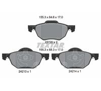 TEXTAR Plaquette de Freins Bremsbelegsatz Avant pour Honda Accord VII Tourer