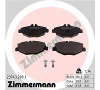 ZIMMERMANN 23743.200.1 Plaquettes de frein