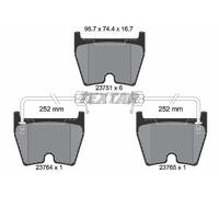 Textar Plaquettes de frein 2375101 pour Audi, Lamborghini, VW