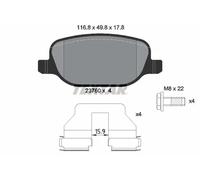 Plaquettes de frein 2376001 TEXTAR pour ALFA ROMEO LANCIA