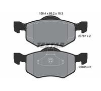 Plaquettes de frein 2378701 TEXTAR pour MAZDA FORD FORD USA