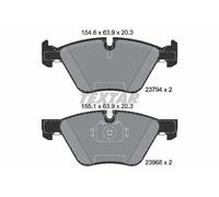 Textar Plaquettes de frein 2379401 – pour BMW 3 / 3 Touring / 3 Coupé / Z4 Roadster / X1 – Jeu avant
