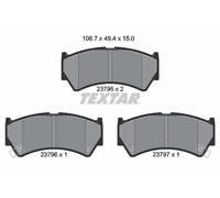 Textar Plaquettes de frein 2379501 avant pour Suzuki Baleno
