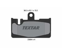 Textar Kit de plaquettes de frein 2380401 arrière pour Lexus LS Système Akebono
