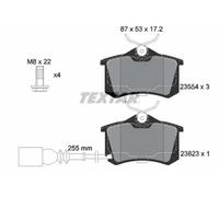 Plaquettes de frein 2382301 TEXTAR pour SEAT VW