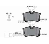 Textar Plaquettes de frein 2382301 pour SEAT et VW – Arrière (Polo, Lupo, Ibiza)