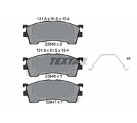 Plaquettes de frein 2384504 TEXTAR pour FORD USA MAZDA