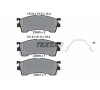 Plaquettes de frein 2384504 TEXTAR pour MAZDA FORD USA