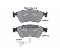 Plaquettes de frein 2389601 TEXTAR pour VW AUDI