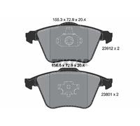 Textar Plaquettes de frein 2391202 avant pour Opel Vectra C GTS / Break / Signum