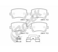 Plaquettes de frein 23914 00 704 10 BRECK pour SKODA VW AUDI SEAT