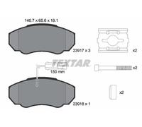 Plaquettes de frein 2391701 TEXTAR pour FIAT PEUGEOT CITROËN