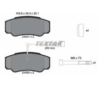 Plaquettes de frein 2392103 TEXTAR pour NISSAN RENAULT TRUCKS