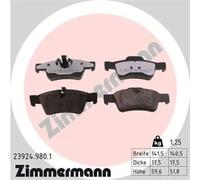 ZIMMERMANN 23924.980.1 Plaquettes de frein