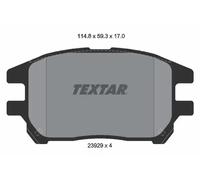 Plaquettes de frein 2392901 TEXTAR pour LEXUS RX