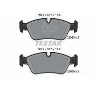 TEXTAR 2393501 Kit de plaquettes de frein, frein à disque pour BMW,BMW (BRILLIAN