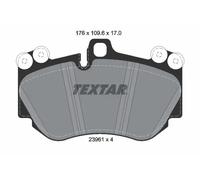 Plaquettes de frein 2396101 TEXTAR pour PORSCHE AUDI LAMBORGHINI