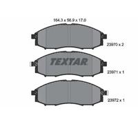 Plaquettes de frein 2397001 TEXTAR pour NISSAN PICK UP NAVARA NP300 PICKUP