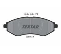 Plaquettes de frein 2397401 TEXTAR pour CHEVROLET DAEWOO