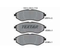 Plaquettes de frein 2397406 TEXTAR pour CHEVROLET DAEWOO