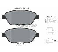 Plaquettes de frein 2398101 TEXTAR pour OPEL FIAT