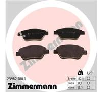 Plaquettes de frein 23982.180.1 ZIMMERMANN pour OPEL CORSA D