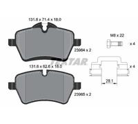 Plaquettes de frein 2398404 TEXTAR pour MINI MINI COUNTRYMAN MINI PACEMAN MINI