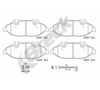Plaquettes de frein 24007 00 703 00 BRECK pour MERCEDES-BENZ VIANO