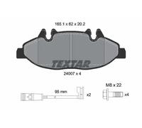 Plaquettes de frein 2400701 TEXTAR pour MERCEDES-BENZ VITO / MIXTO Fourgon VIANO